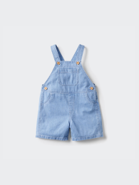 UNIQLO Комбинезон для малышей с лямками (Размеры 80-110, Цвета: Белый, Зеленый, Синий)  фото