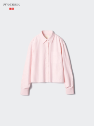 UNIQLO Оксфордская рубашка в полоску, XS-3XL  фото