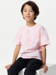 UNIQLO Сухая круговая футболка с длинным рукавом (Размер 100-160)  фото
