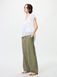 UNIQLO Брюки из льна с эластаном, широкие, прямой крой, XS-3XL  фото