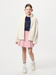 UNIQLO Демисезонный спортивный мини-костюм для девочек (Фиолетовый, Размер 100)  фото