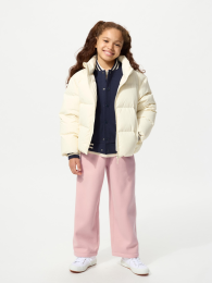 UNIQLO Боа-сウェット широкие брюки для девочек.  фото