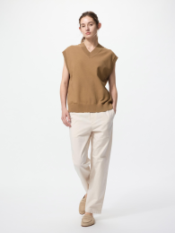 UNIQLO Хлопковые расслабленные брюки-чулки, удлиненная длина, Размер 3XL  фото
