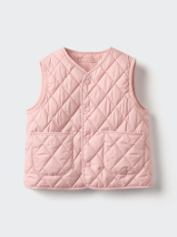 UNIQLO Моющаяся Жилетка для Малыша (Пластиковые Пуговицы, Петля для Вешалки)  - купить