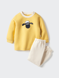 UNIQLO Квилт-пижама Шон (овцы) для малышей, Размер 92-100 см  фото