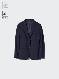 UNIQLO Стрейчевый приталенный пиджак/3XL (ストレッチテーラードジャケット/3XL) - купить
