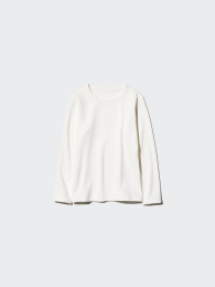 UNIQLO Ультратеплая футболка с круглым вырезом из материала HeatTech. (超極暖ヒートテッククルーネックTシャツ) - купить