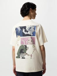 UNIQLO Мужская футболка One Piece UT выбеленная  фото
