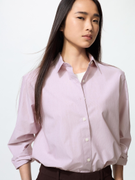 UNIQLO Хлопковая рубашка  фото