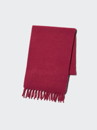 UNIQLO Суфле-пряжа Chunky stole (или шарф) Объемный, Универсальный  фото