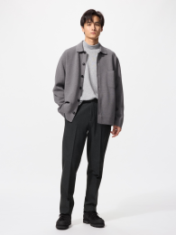 UNIQLO Теплые стильные брюки/гленчек/укороченные  фото