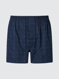 UNIQLO Боксерские шорты Синие, Размер S, с застежкой спереди  фото