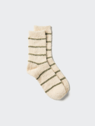UNIQLO Мягкие и Пушистые Носки 27-29 см, Натуральный (ヒートテックソックス/ソフトフラッフィー) фото
