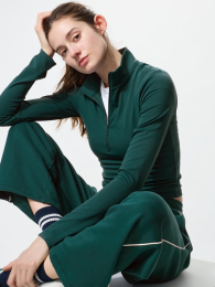 UNIQLO Эйризум Софт Лонгслив с полумолнией  фото
