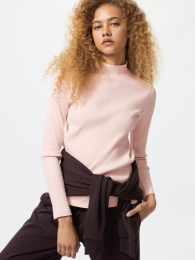 UNIQLO Лонгслив с высокой горловиной, облегающий крой, XS, Бежевый, Красный, Черный  фото