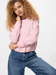 UNIQLO Кашемировый кардиган с круглым вырезом и укороченной длиной, XS (カシミヤクルーネックショートカーディガン) фото