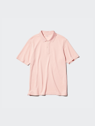 UNIQLO Воздушное поло с канатной вязкой, Темно-коричневый, Размер XS  - купить
