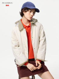 UNIQLO Пуховая короткая куртка XS Темно-коричневый  - купить