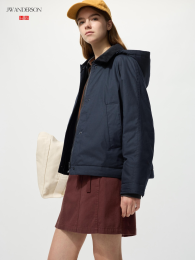 UNIQLO Мини-юбка рабочего стиля, размер XS, Натуральный  фото