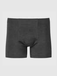 UNIQLO Аэриз Слипоны-Боксерские Трусы с Передней Застежкой (3XL, 4XL) | Темно-серый  фото