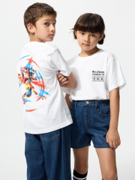 UNIQLO Покемон UT Футболка Белая, Размер 100  фото