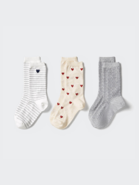 UNIQLO Носки Комплект 3 пары, Размеры 23-26 см  фото