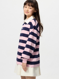 UNIQLO Лаガー поло-рубашка на длинный рукав  фото