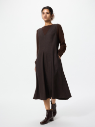 UNIQLO Брашированный трикотажный сарафан короткой длины (UNIQLO) (ブラッシュドジャージーワンピース/丈短め) фото