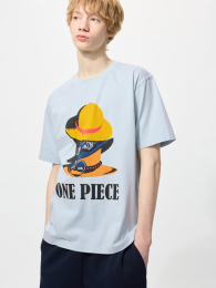 UNIQLO UT Архив One Piece Футболка 3XL/4XL Голубой  фото