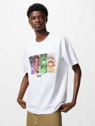 UNIQLO Футболка «Ван-Пис» 4XL Белый: Эггхед, Луффи, 4 Императора  фото