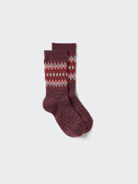 UNIQLO Носки Fair Isle, Утепленные, Размер Универсальный (Хитотек носки / Фэр-Айл) фото