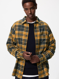 UNIQLO Фланелевая рубашка в клетку, Размер S-XL, Цвет [Указать цвет], Материал Фланель  фото