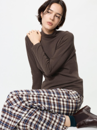 UNIQLO Ультратёплая водолазка Heattech с длинными рукавами. (超極暖ヒートテックハイネックT/長袖) фото