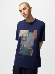 UNIQLO Футболка с иллюстрациями в стиле укиё-э 