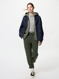 UNIQLO Хиттек флисовые спортивные штаны с удлиненной длиной (ヒートテックボアスウェットパンツ/丈長め) фото