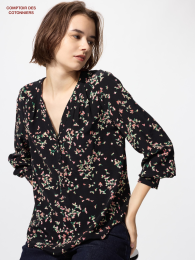 UNIQLO Блузка из принтованного района от Comptoir des Cotonniers  фото