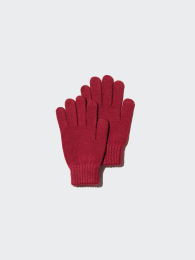 UNIQLO Теплосохнущие шерстяные перчатки  фото