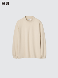 UNIQLO ハイネックの裏起毛ロングスリーブTシャツ (Футболка с начесом и высоким воротником/длинный рукав) фото