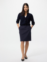 UNIQLO Стрейчевая юбка укороченной длины (XXL-XS, 3XL) - (ストレッチスカート/丈短め) - купить