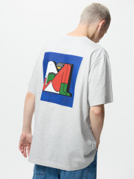 UNIQLO UTGP2025 x Тейт Модерн UT - Футболка, Серый, Размер M (Артикул: E481511-000)  фото