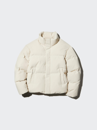 UNIQLO Бесшовная куртка-дуна XXL, 3XL, 4XL (Натуральный/Темно-коричневый)  фото
