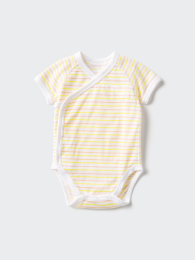 UNIQLO Хлопковое боди из сетки с застежкой спереди, Размер 60(3ヶ月) / 70(6ヶ月)  фото