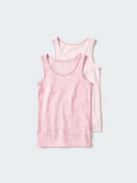 UNIQLO Детские майки из хлопковой сетки, набор из 2 штук.  фото