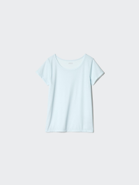 UNIQLO Эйризум микромеш U-образная футболка.  фото