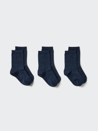 UNIQLO Носки с дезодорирующей функцией (Набор из 3 пар) | Размеры 16-20см, 20-24см  - купить