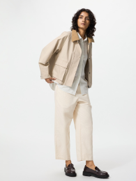 UNIQLO Хлопковые расслабленные брюки-чинос до щиколотки (Размеры S-3XL, Цвета: Бежевый, Зеленый, Коричневый)  фото