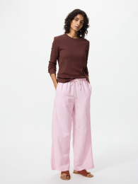 UNIQLO Легкие брюки из льняной смеси | Широкие прямые, Комфорт и Свежесть  фото