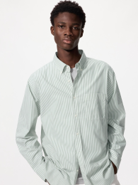 UNIQLO Рубашка с длинным рукавом (Регулярный крой, Синий/Красный, Размеры S-4XL)  фото