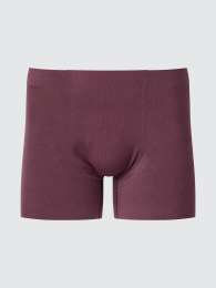 UNIQLO Эйризим бесшовные боксерские трусы Airism, Темно-серый/Винный, Размеры S-4XL  фото