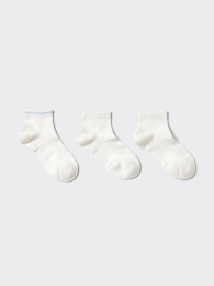 UNIQLO Три пары коротких носков с махровой подкладкой.  фото